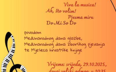 Veliki raspjevani odmor sa školskim zborom