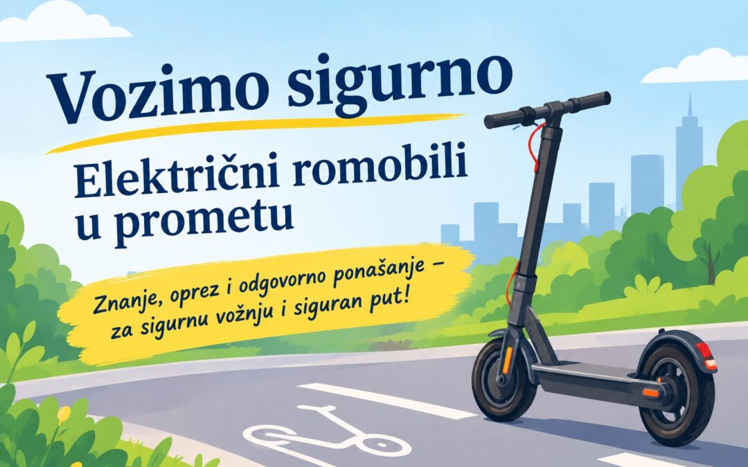 Vozimo sigurno – električni romobili u prometu